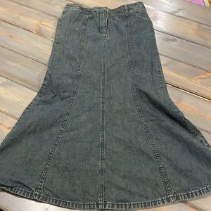 J. Crew denim skirt